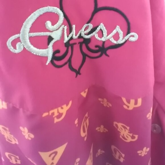 Awesome Pink Short Trench Coat by GUESS - Picture 8 of 8